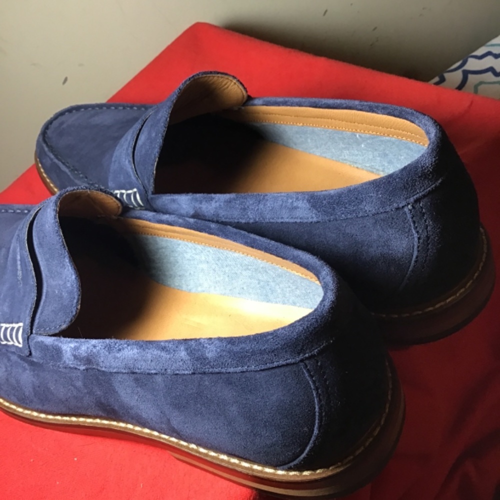 😎ALDO, new cond, size 9.5, blue suede loafers, see photos, no box 🔥 - Picture 7 of 7